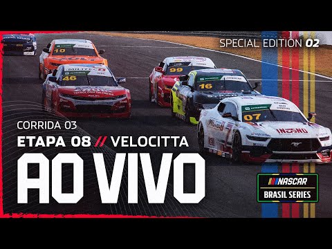 AO VIVO CORRIDA 3/SEMIFINAL - VELOCITTA - NASCAR BRASIL SERIES 2025