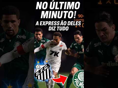 Santos x Palmeiras: Gol no Último minuto 😱 #santos #palmeiras #brasileirão