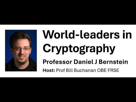 World-leaders in Cryptography: Daniel J Bernstein