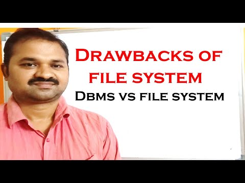 File System vs DBMS || Drawbacks of File Management Systems