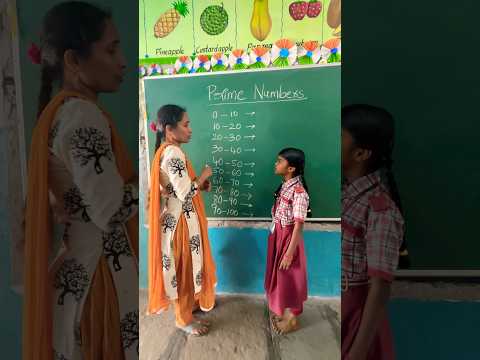 Easy trick to remember Prime numbers by my student #shortsviral #govtschool #maths #fun#happy #easy