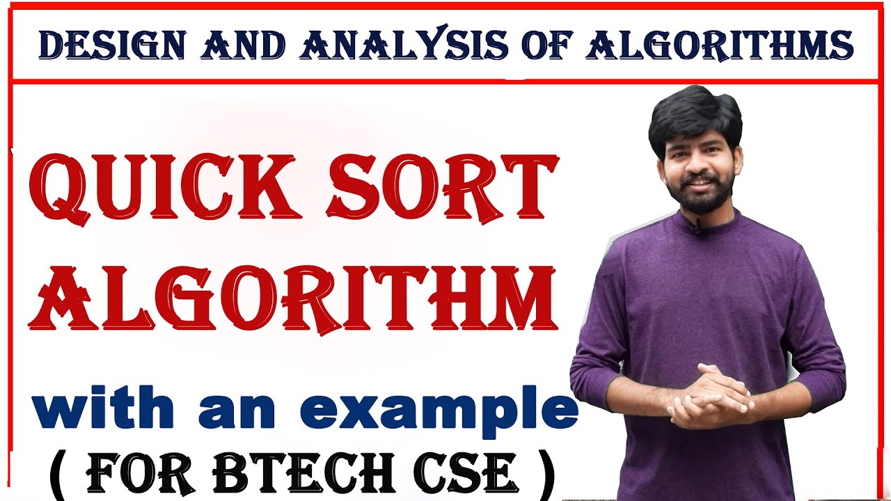 Quick Sort Algorithm with Example 📊