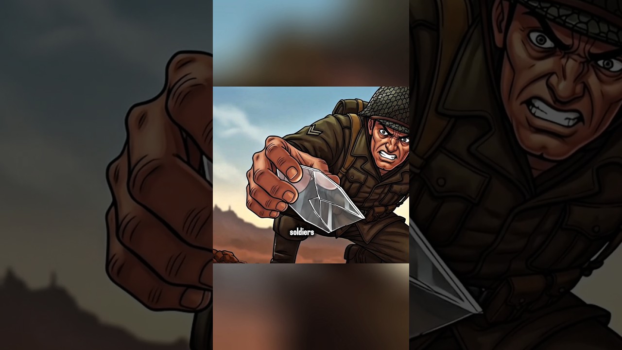 WWII Soldiers Glued Glass to Helmets πͺ