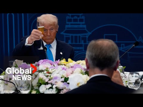 "Always a pleasure": Carney says he had good conversation with Trump at South Korea dinner