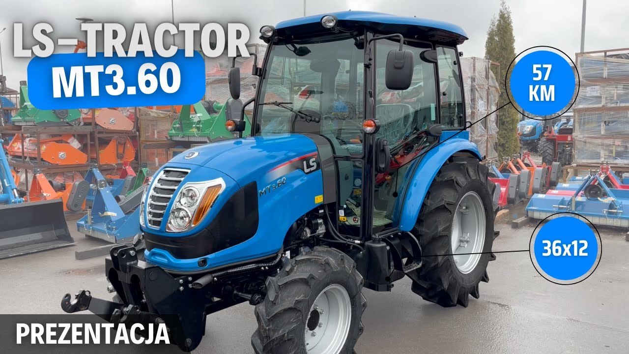 LS Tractor MT 3.60 – Nowoczesny Koreński Kompakt Ciągnik w Akcji 🚜