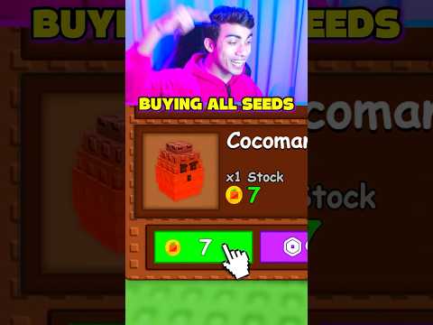 BUYING ALL SEEDS GROW A GARDEN 😍