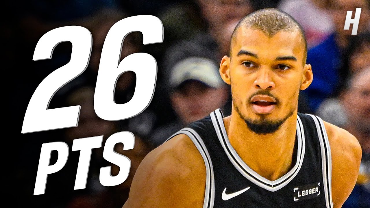 Wemby Dominates with 26 PTS vs Jazz 🔥