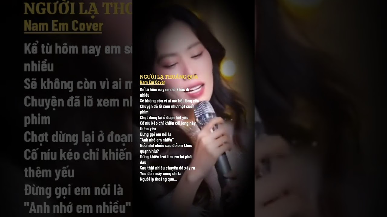 Người Lạ Thoáng Qua Cover Nam RM 🎶