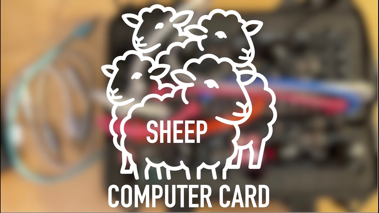 Sheep Card for Music Thing Workshop 🎵