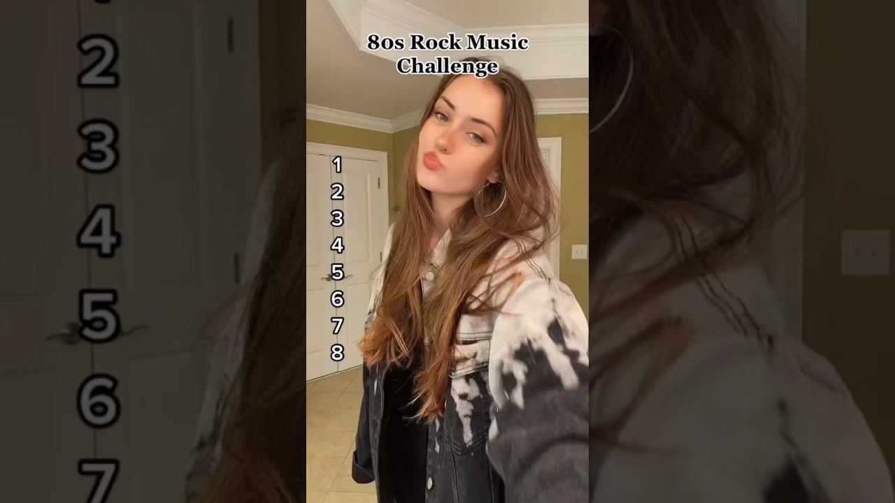 80s Rock Music Challenge 🤘