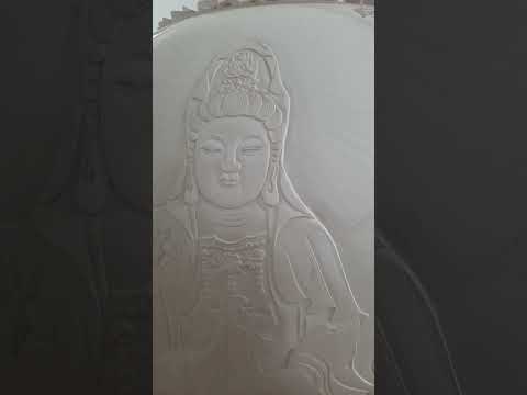 Chóe gốm Tự Tại vuốt khắc thủ công 1.4m gốm nghệ nhân Bát Tràng 🌷#gomsubattrang#tutai#gomthucong