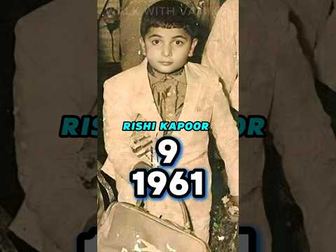RISHI KAPOOR Age Transformation (1952-2020) #rishikapoor life journey evolution #oldbollywoodsongs