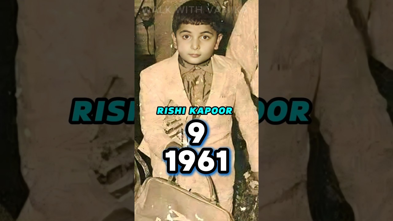 Rishi Kapoor Age Transformation (1952-2020) 🎬