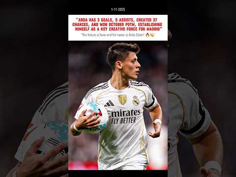 Madrid’s Young Magician #ArdaGüler #RealMadrid #LaLiga #LaLiga2025 #HalaMadrid #Playmaker #Football