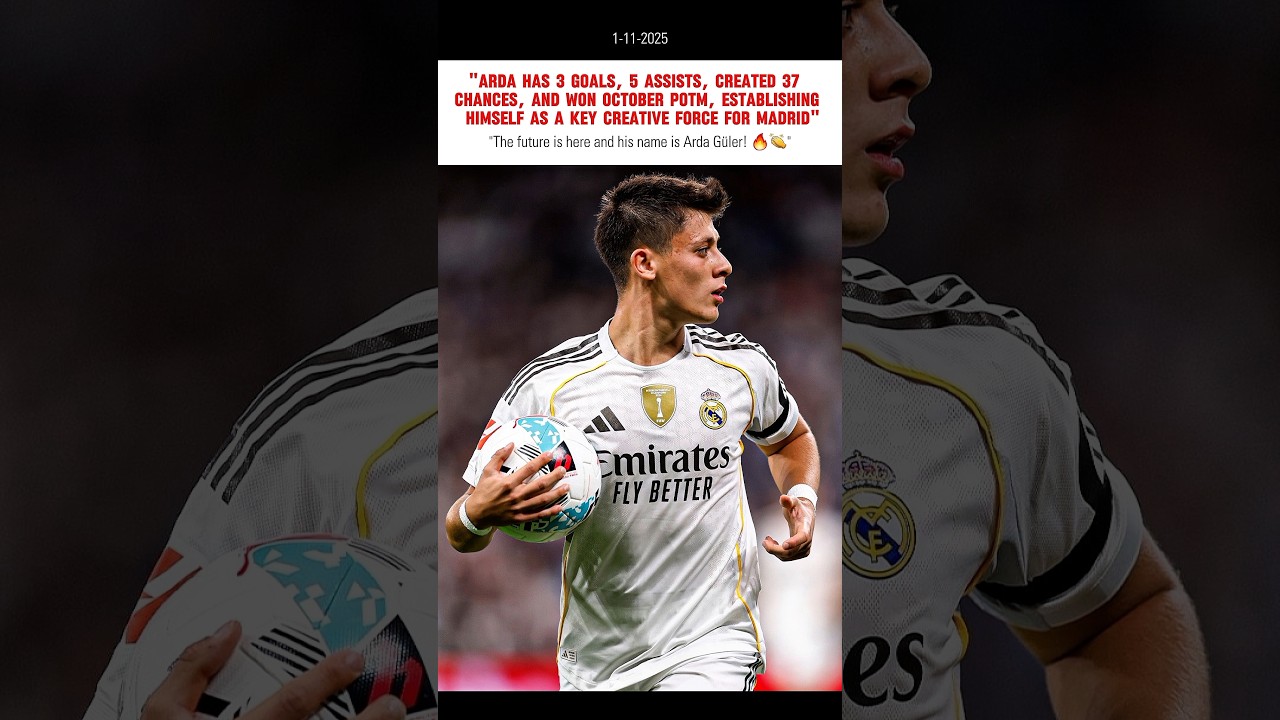 Madrid’s Rising Star: Young Magician Arda Güler Shines for Real Madrid ⚽