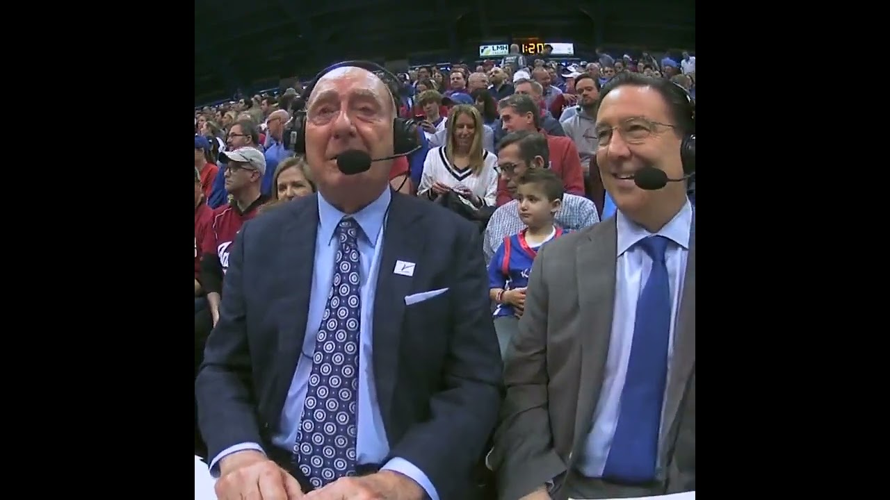 Dick Vitale's Emotional Moment at Allen Fieldhouse 🥹