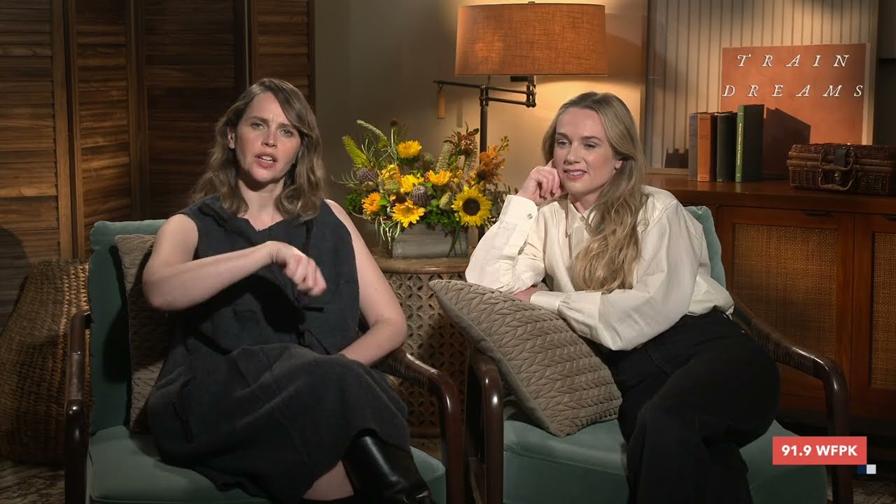 Felicity Jones & Kerry Condon Discuss #TrainDreams 🌾