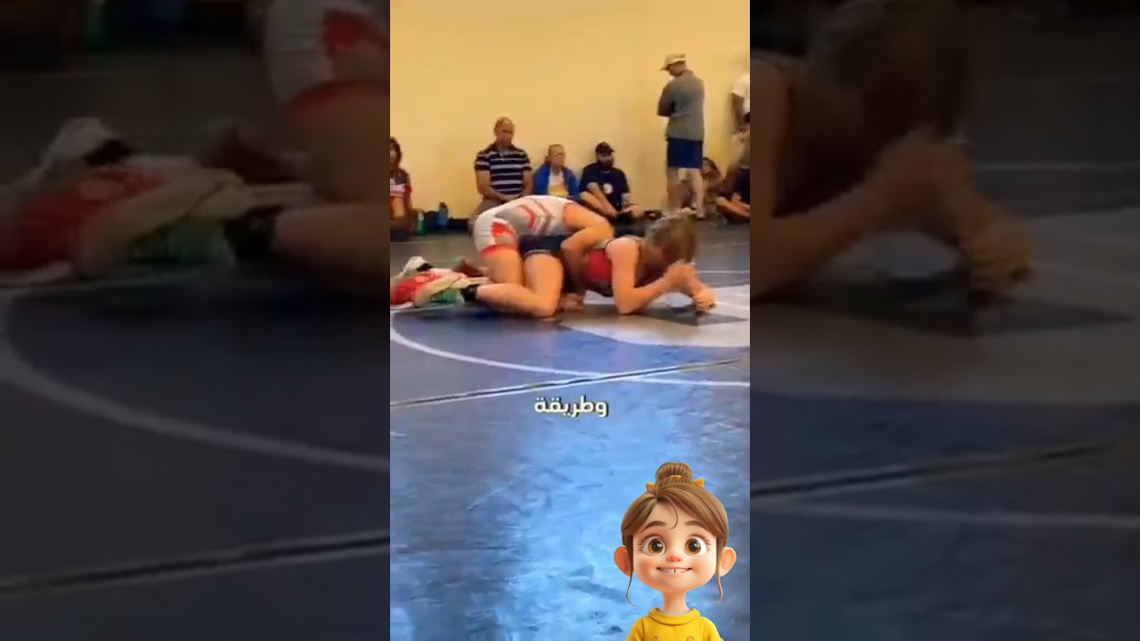 هذه هي اغرب مباراة مصارعة بين فتاة وشاب علي الاطلاق #اكسبلور #مصارعه #غرائب