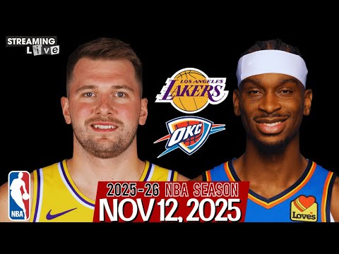 (LIVE) SGA vs LUKA | Los Angeles Lakers vs Oklahoma City Thunder NBA Live Stream