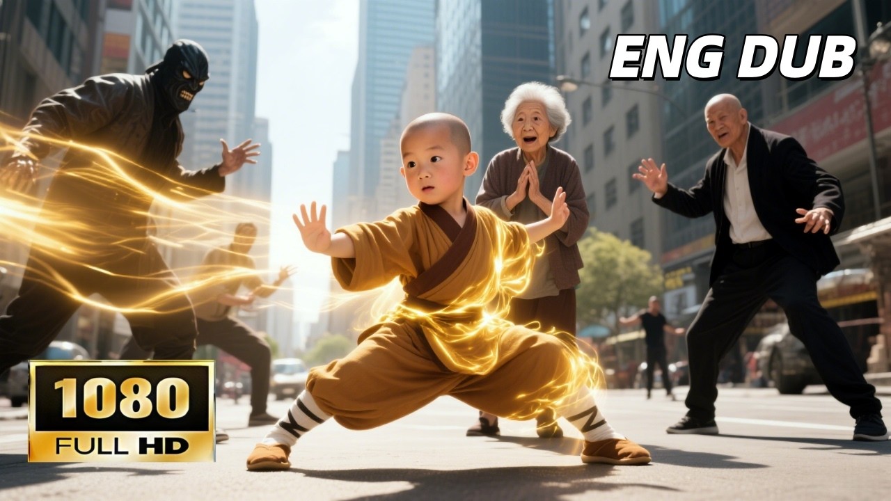 Kungfu Monk Saves Family & Fights Villains 🥋