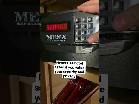 Cheat Code for Hotel Safes #shorts