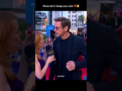 RDJ signature style 🔥 #shorts #marvel #rdj #tonystark #ironman #shortvideo