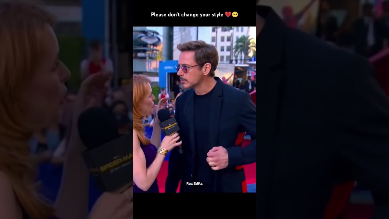 RDJ's Signature Iron Man Style 🔥