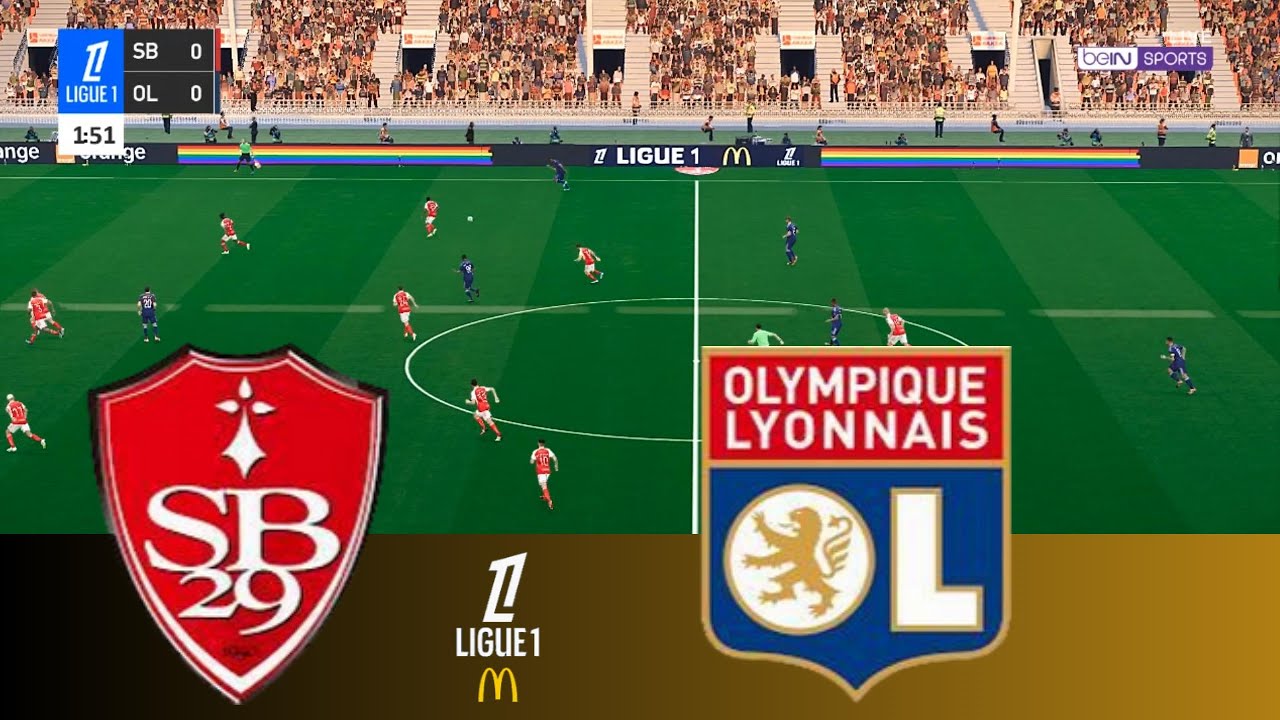Brest vs Lyon en Direct | Ligue 1 en PES 2021 ⚽