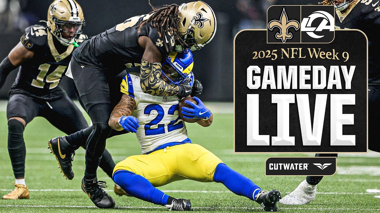 Watch Rams vs. Saints Live | NFL Week 9 Pregame Updates & Analysis 🏈