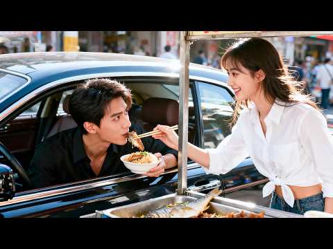 Billionaire Domineering CEO Fell In Love At First Sight With Fried Rice Girl On The Street!💖Movie