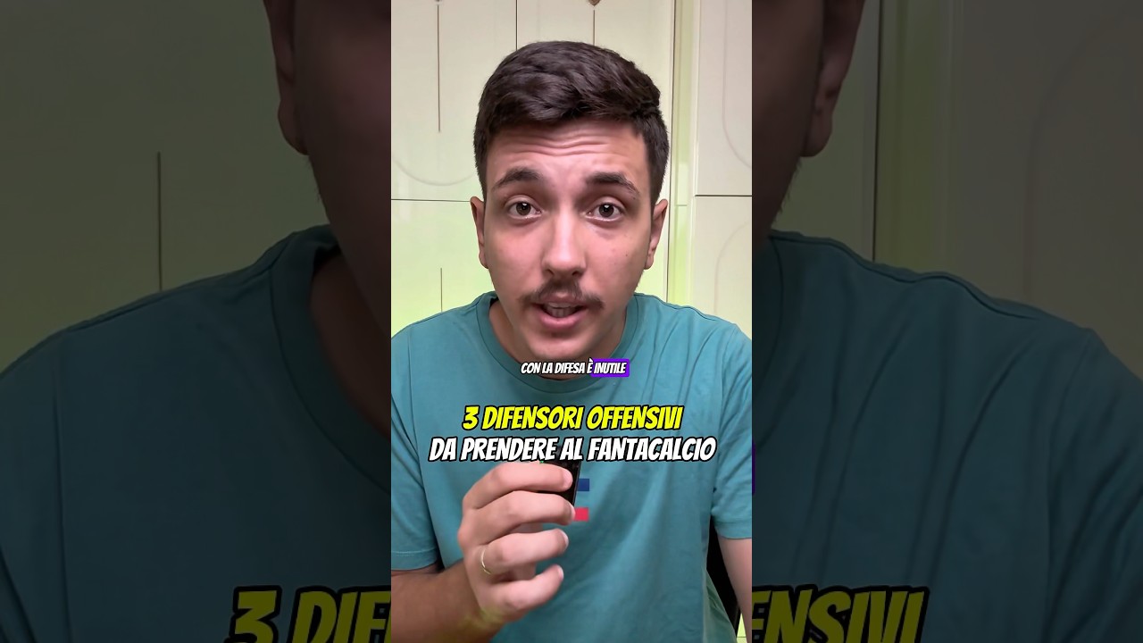 3 Difensori Offensivi da Segnare per l'Asta #fantacalcio ⚽