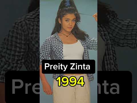 Preity Zinta (1975-2025) Age transformation. Owner and CEO of KXIP #preityzinta #kxip #april