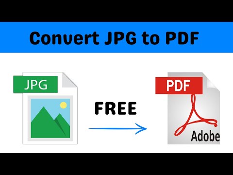 How to convert JPG to PDF on PC