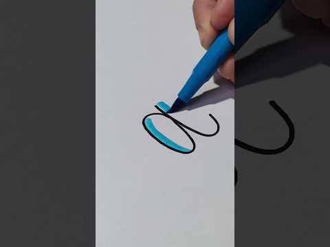 cómo hacer letras bonitas #shorts #youtubeshorts