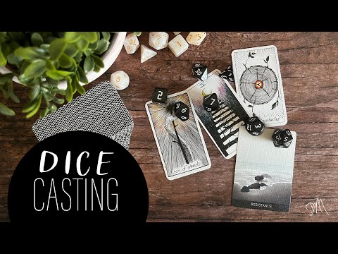 DICE CASTING: Divination with Tabletop Dice and Tarot with @Lisa_Papez