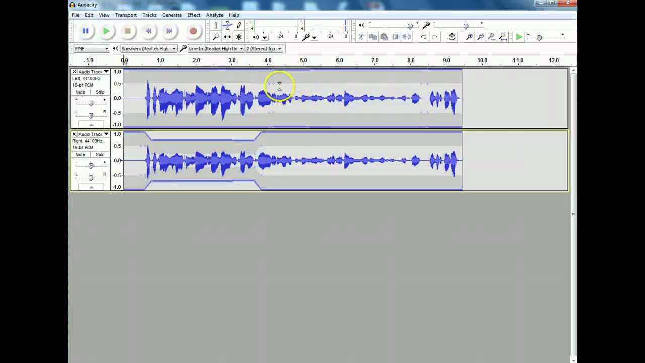 Adjust Track Volume in Audacity 🎚️