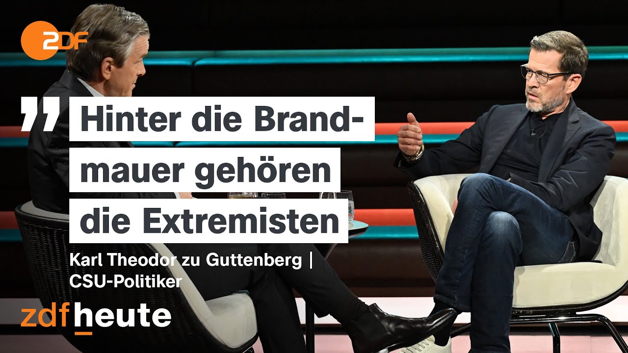 Guttenberg fordert offene Diskussion mit der AfD auf Markus Lanz | 06.11.2025