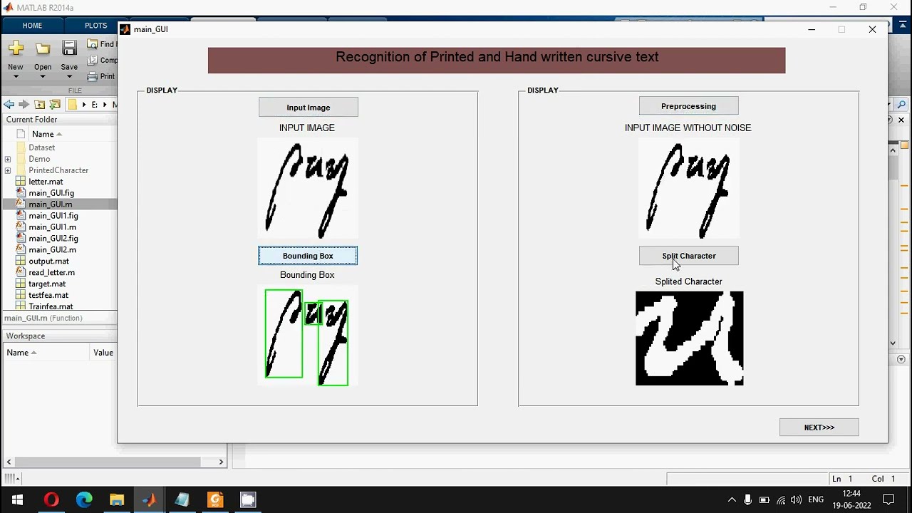 Cursive Handwritten Character Recognition Using Binarization-Based Feature Extraction