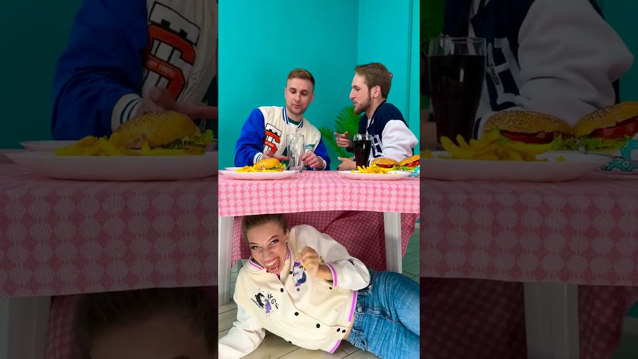 Funny Food Stealing Hacks by 123 GO! 😂