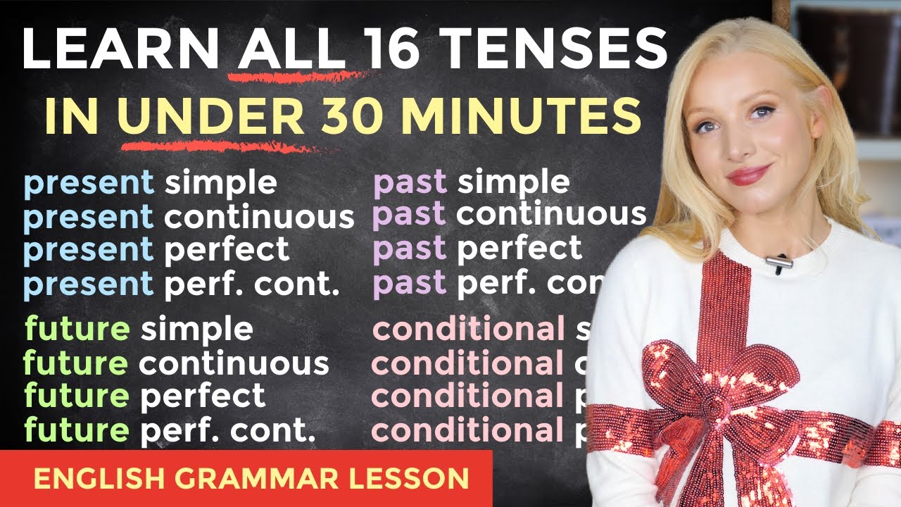 Master 16 English Tenses in 30 Minutes ⏱️