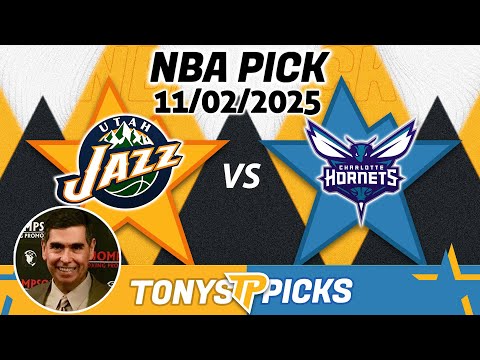 Utah Jazz vs Charlotte Hornets Pick 11/2/25 NBA Pick Prediction