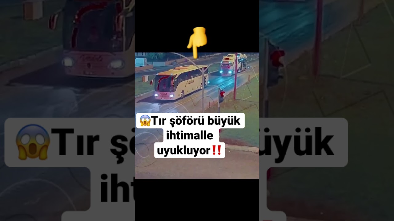 Tır Kazası: Otobüse Arkadan Çarpma 🚚
