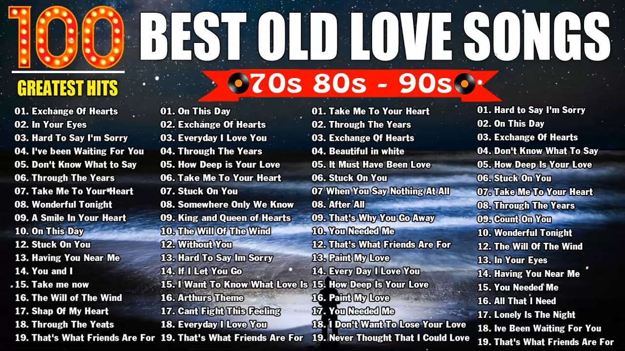 Top Romantic Old Love Songs of All Time 🎶