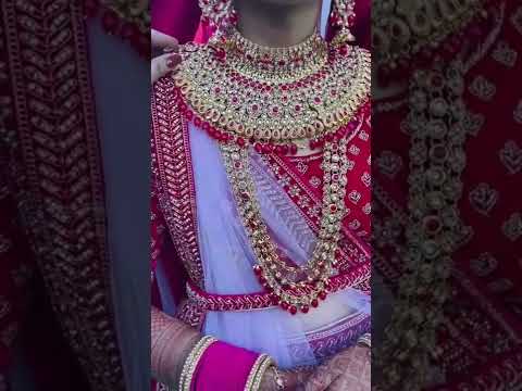 chand si dulhan ❤️❤️bridal makeup look 😍