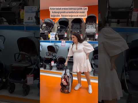 Bebek arabası bakmaya geldik ❤️ #özlemlinaöz