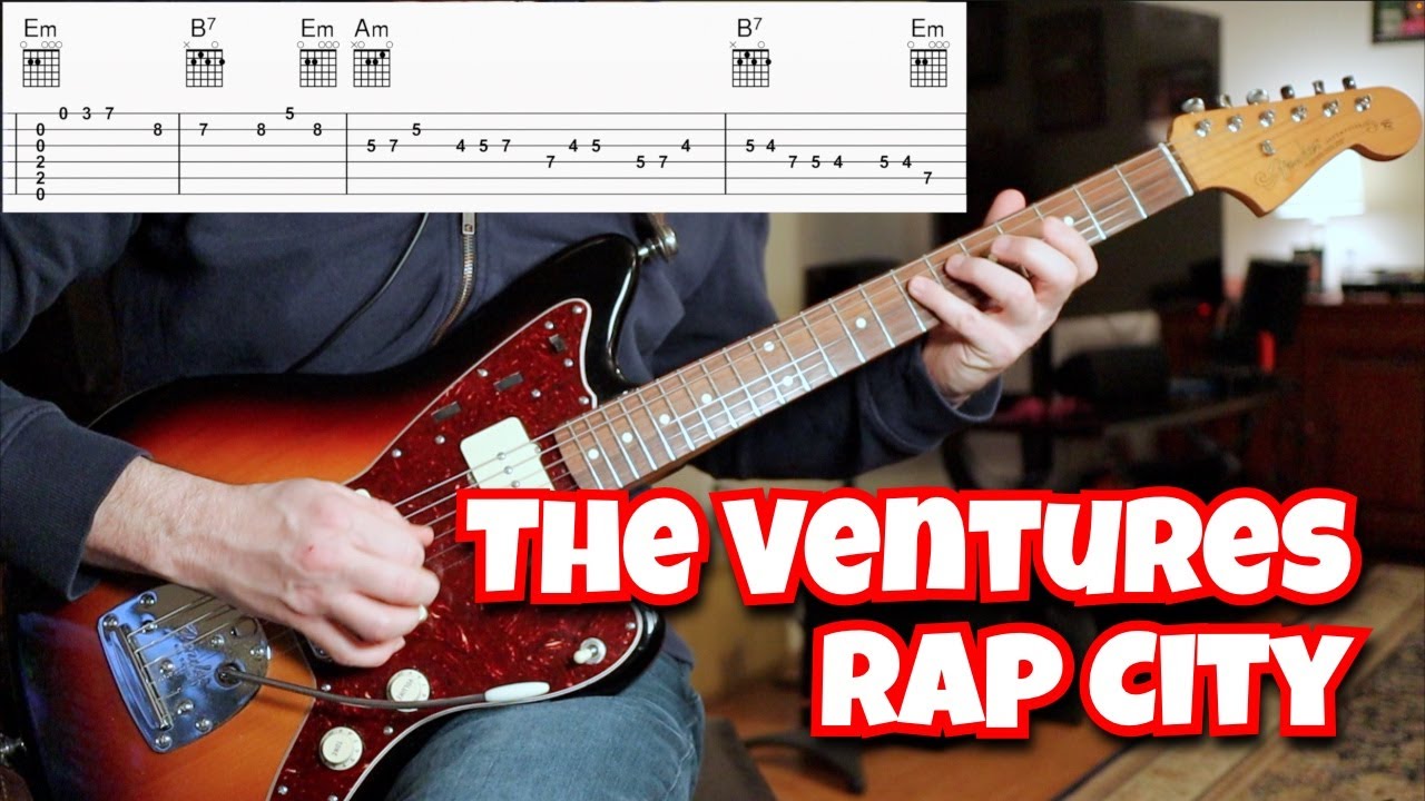 Rap City (The Ventures) - Surf E-Book and Backing Tracks
