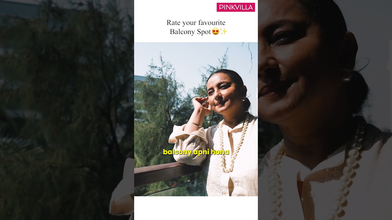 Stunning Balcony Tour with Swapnil Joshi, Dhvani Bhanushali & Divya Dutta! 🌸 #Shorts