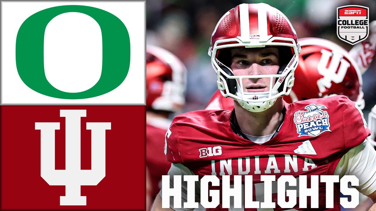 Peach Bowl: Indiana Hoosiers Beat Oregon Ducks 56-22 π