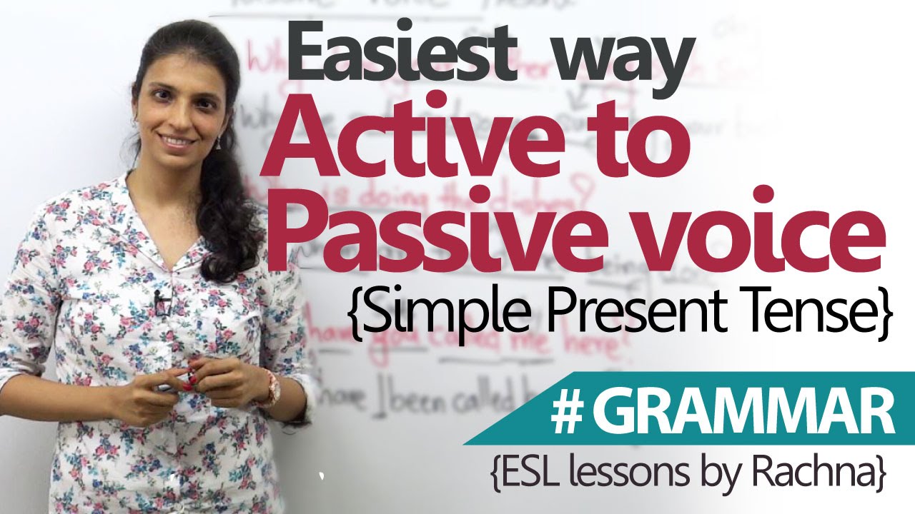 Convert Active to Passive Voice in Simple Present ๐