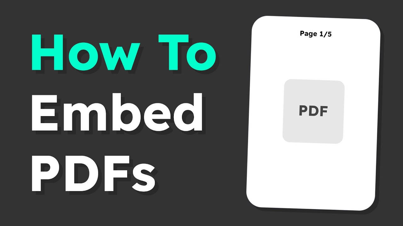 Simple Guide to Embedding PDFs on Your Website 📄